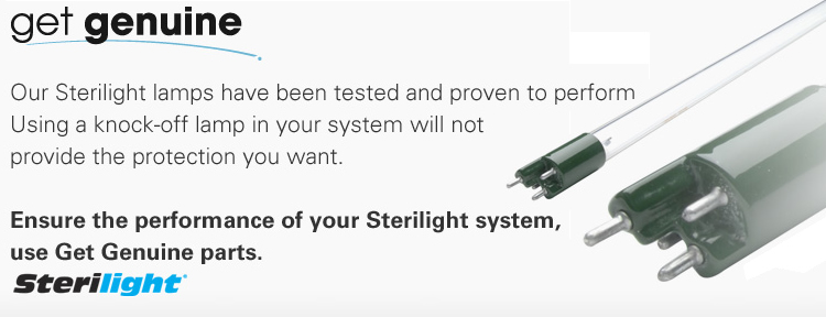 Ultra Violet Sanitisation Slider Get Genuine Sterilight Lamps 