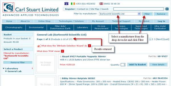 Filter for Barlow World Scientific