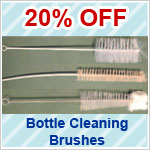 Bottle cleaning brushes