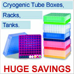 Cryogenic Tube Boxes, Racks and Tanks