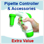 Pipette controller and accessories