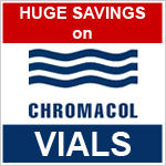 Huge Discounts on Chromacol Vials