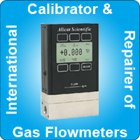 Gas Flowmeter Calibration