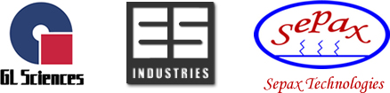 GL Sciences, ES Industries and Sepax Technologies logos