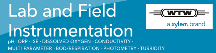 WTW Lab and Field Instrumentation - pH, ORP, ISE, Dissolved Oxygen, Conductivity, Multi-Parameter, BOD/Respiration, Photometry, Turbidity