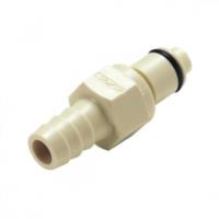 Quick-lock coupling plugs with valve, PLC12 Series, PP