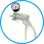 Hand-operated vacuum pumps Nalgene™, with vacuum gauge