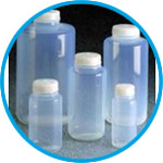 Wide-mouth bottles Nalgene™, FEP, with screw cap, ETFE