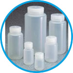 Wide-Mouth Bottles Type 2105 with screw cap, PP