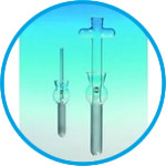 Homogenisers, round body, glass, with rod end