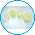 Silicone rubber stoppers