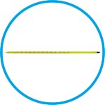 LLG-General purpose thermometers economy, blue filling