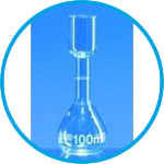 Volumetric flasks for sugar tests, Borosilicate glass 3.3, class B, white graduated
