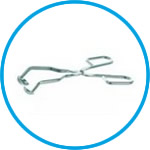 Tongs for assays, 18/10 steel