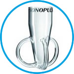 Glass sample vessels, Borosilicate glass 3.3 for Ultrasonic homogenisers SONOPULS, rosette cell