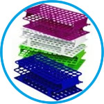 Test tube racks, OneRack®, POM
