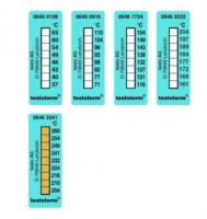8-step irreversible temperature strips testoterm®