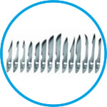 Scalpel blades, non-sterile