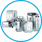 Safety canisters for solvents