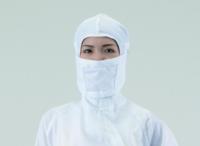 Hood and mask for cleanroom