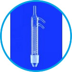 Dimroth condensers for extractors, with glass olives, DURAN® tubing