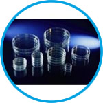 Petri Dishes, PS, with grid