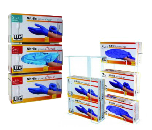 Glove Dispenser for Disposable Gloves and Examination Gloves