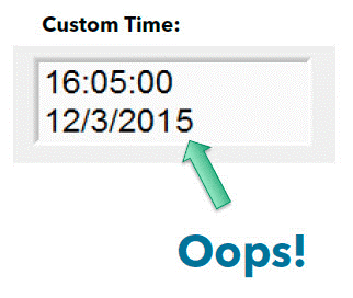 Customised Time on a Data Logger Customised Time on a Data Logger