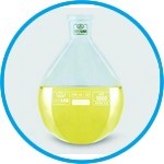 Evaporator flask pear shape, borosilicate glass 3.3