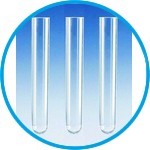 Centrifuge tubes, round bottom, PS