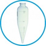 ASTM centrifuge tubes for oils, with conical base, borosilicate glass 3.3