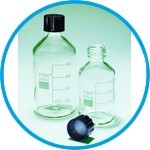 Laboratory bottles, PYREX®, with screw cap