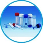 Sample container, Sterilin", PS, screw cap with sample spoon