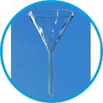 Funnels, Borosilicate glass 3.3, fluted interior
