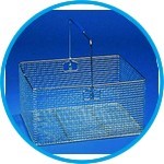 Transport baskets, stainless steel wire