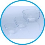 Evaporating basins, Quartz glass