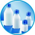 Narrow-mouth reagent bottles, series 310 "Safe Grip", PE-HD
