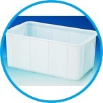 Transport and storage containers, PE-HD