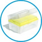 Pipette tips, racked in TipBox, PP, non-sterile