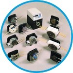 Single-channel pumpheads for BVP-Standard (-Process) and MCP-Standard (-Process) peristaltic pump drive units