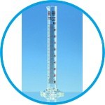 Measuring cylinders, borosilicate glass 3.3, tall form, class B, amber graduation