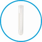 LLG-Test and centrifuge tubes with rim, PS or PP