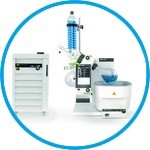 Rotavapor® R-300 System with Interface I-300 Pro and recirculating chiller F-305