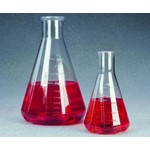 Erlenmeyer flasks with baffles, PC