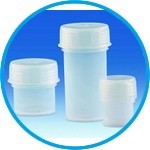 Sample jars with screw cap, PFA