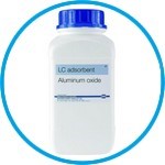 Aluminium oxide adsorbents for column chromatography