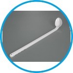 Disposable spoons, curved, long handle, PS