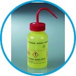 Safety wash bottles, with GHS imprint, LDPE