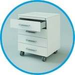 Mobile underbench cabinets