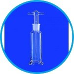 Gas washing bottles acc. to Drechsel, without Filter, DURAN® tubing